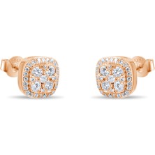 Lial Diamond 0.80 Karat Pırlanta Küpe Doğal Pırlanta, Sertifikalı Mücevher