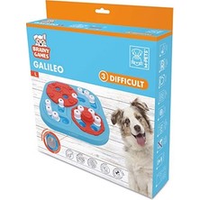 M-Pets Brainy Games Galileo Puzzle 3.seviye Köpek Eğitim Oyuncağı 32,5X32,5X6,5 cm