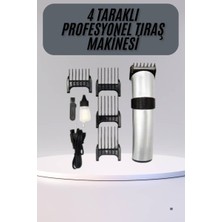 Kont Hassas Ciltlere Özel Saç Sakal ve Vücut Kuaför Tipi Şarjlı Tıraş Makinesi