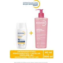 Tüm Ciltler Için Photoderm Xdefense Antioksidan Etkili Güneş Koruyucu & Micellar Yüz Temizleme Jeli