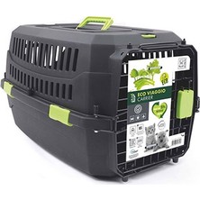 M-Pets Eco Viaggio Carrier Iata Kedi ve Köpek Taşıma Çantası Siyah Xsmall 48,3X32X25,4 cm