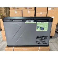 Demmon Lxr 45 Litre Oto Buzdolabı Çift Bölmeli 12V/24V | -20°c,dijital Ekranlı Araç Buzdolabı