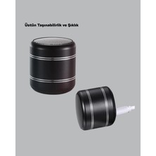 Silindir Tasarım Mini Bluetooth Hoparlör 10M Çekim Güçlü Bas ve Mikrofonlu - ALKHBY1378-2051