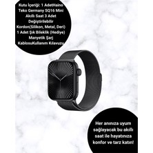 Mini Series 10 Akıllı Saat | 3 Kordon + Bileklik Hediyeli Tüm Telefonlarla Uyumlu - ALKHBY9506-8