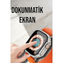 Bluetooth Bağlantılı 49MM Dokunmatik Akıllı Saat Sağlık ve Spor Takip Özelli - ALKHBY2545-5