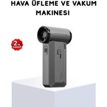 130000 Rpm Çok Fonksiyonlu Şarjlı Hava Üfleme ve Vakum Temizlik Cihazı - ALKHBY2620-5965