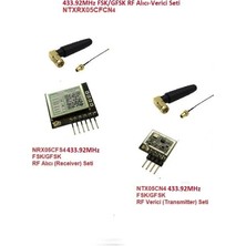 Egne 433.92MHZ Fsk/gfsk Rf Alıcı Verici Seti (NTXRX05CFCN4)
