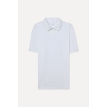 Mudo Erkek Beyaz Polo Yaka T-Shirt