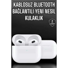 Bluetooth Kulaklık 3.nesil Kablosuz Uzun Pil Ömrü Dokunmatik Kontrol