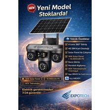 Hıeasy Expotech Solar  4g  4*2mp 16W 16000MAH EX-RBX-S32