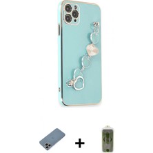Marsilyan™- iPhone 11 Pro Kılıf Nova Işık Prime - Siyah Joko Magic 5d Hayalet Cam + Gökkuşağı Shine Kamera Lens Koruma Cam