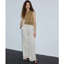 İpekyol Püsküllü Kuşaklı Wide Leg Pantolon IS1260003204030