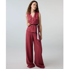 İpekyol Keten Içerikli Wide Leg Pantolon IS1260003192026