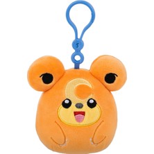 Squishmallows Pokemon Serisi Klipsli - Teddiursa 9 cm PK00326