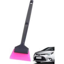 Mini Saplı Silikon Çekçek Ragle Cam Filmi Çekme Uygulama Aparatı 6X22CM Siyah Pembe