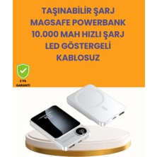 Kont 20W Pd ve 15W Manyetik Kablosuz Şarj Destekli Taşınabilir Powerbank