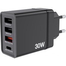 Verbatim 49700 30W 4x USB  Hızlı Şarj Adaptörü