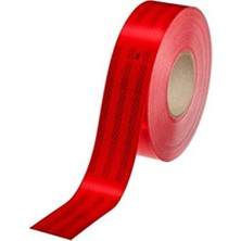 Cekar Store Reflektif Şerit Kırmızı Diamond Grade Reflektör 5m