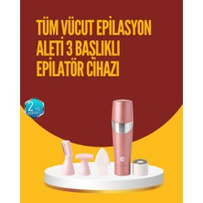 Kont Acısız ve Hassas Tüy Temizleme Cihazı – 3 Başlıklı