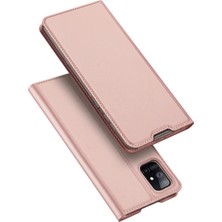 Kont Dux Ducis Sm Galaxy M51 Kılıf Kapaklı Flip Cover Kılıf Skin Pro Series KILIF-(5775)