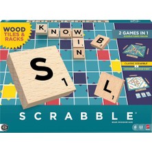 Scrabble Orijinal Ahşap Ikisi Bir Arada Ingilizce JGR61