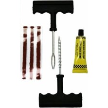 Cekar Store Lastik Tamir ve Yama Seti, 6 Parça, Profesyonel Tamir Araçları, Delici Alet ve Yapıştırıcı Dahil