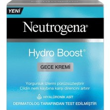 Neutrogena Hydro Boost Gece Kremi 50 ml Nemlendirici Etkili Hyalüronik Asit İçerikli