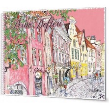Uninote Çınar Karton Kapak 24x34 cm 15 Yaprak Spiralli Resim Defteri