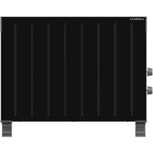 Luxell HC-2947 2500 W Konvektör Isıtıcı Duvara Monte Edilebilir Siyah Renk Tasarım
