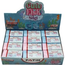 Fatih Silgi Cute Fish Pvc Soft Fs24 24'lü Paket
