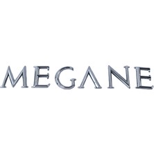 Moda Renault Megane 2 Kasa Megane2 Arka Bagaj Yazısı Krom Megane Yazı