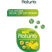 Plus Naturia Şekersiz Şekerleme | Stevialı , Limon & Yeşil Çay Aromalı Vitaminli Şekerleme