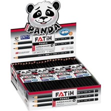 Fatih Kurşun Kalem Panda Yuvarlak 12'li Paket