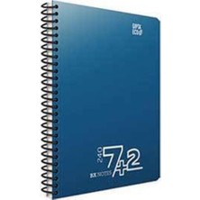 Gıpta Bx Notes Defter Spiralli Plastik Kapak A4 240 Yaprak 7+2 Seperatörlü
