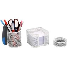 Gıpta Masa Seti Metal 3 Parça Beyaz