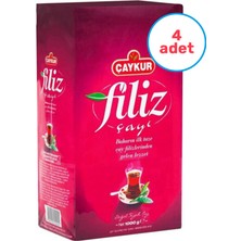 Çaykur Filiz Çay 1 kg x 4'lü Siyah Çay Kaliteli Doğal Yaprak Çay Menşei Türkiye