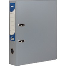 Noki Geniş Gri Klasör 1 Adet Sert Plastik Kapaklı Ofis Kırtasiye Ürünü