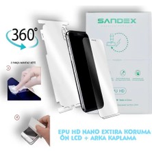 OnePlus 8 PRO Uyumlu NANO Ön Ekran + Full Arka Kaplama SET 360 Koruma Esnek İnce - SANDEX - EPU HD