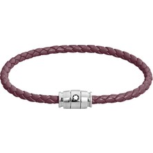 Montblanc Meisterstück Deri Çelik Bileklik 13431360