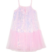 Barbie Pembe Kız Çocuk Payetli Abiye Elbise BRB6SG-ELB6520