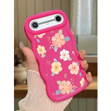 HONTINGA Tecno Spark Slim Uyumlu Kılıfı Düşüme Önleyici Basitlik Anti Düşme Darbeye Dayanıklı Basit Kırmızı Yumuşak Silikon Telefon Kılıfı Çiçek Desen K9-0083