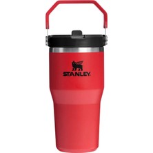 Stanley The Iceflow™ Flip Straw 2.0 Tumbler 0.59L / 20OZ Chili Black Termos AS10134250131