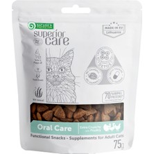 Nature's Protection Superior Care Ördekli, Hindili & Tavuklu Ağız Bakım Kedi Ödülü 75G