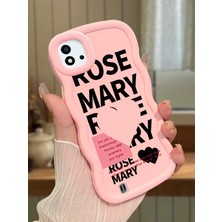 Ucuc Realme C20/C20A Uyumlu Pembe Silikon Kılıf Kamera Korumalı Darbe Emici Tasarım Şık Baskı Kılıf