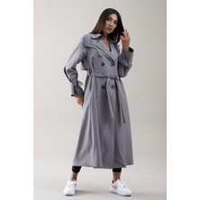 SahraAfra Parrot Trençkot Kadın Oversize