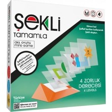 Medy Store Eğitici Öğretici Şekli Tamamlama Kutu Oyunu