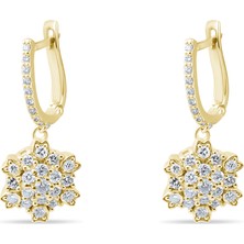 Lial Diamond 0.89 Karat Pırlanta Küpe ,doğal Pırlanta, Sertifikalı Mücevher