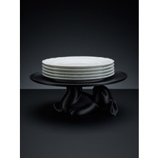 My Craft 3D MYCRAFT3D Dekoratif Tavşan Figürlü Tatlı Tabağı Standı Pasta Standı Mutfak Servis Standı 15X15 Şık Hediye