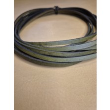 Nemma Deri Deri Biye Kayış 2.5 mm x 5 mm (5 Metre) Dana Vaketa Antik