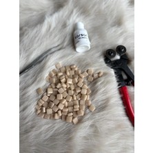 Karsan Mozaik Sanatsal Mikro Mozaik Açık Sütlü Kahve 1X1CM Mozaik Sanatı Malzeme (100GR)